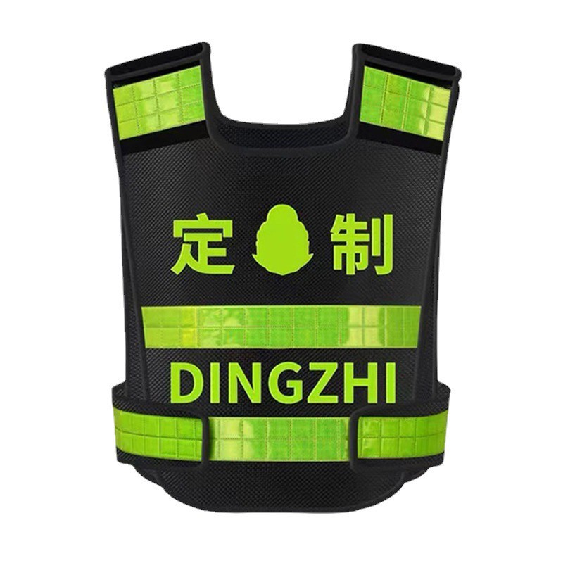 Gilet di sicurezza stradale nero