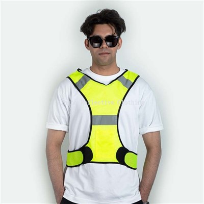 Abbigliamento riflettente in rete fluorescente
