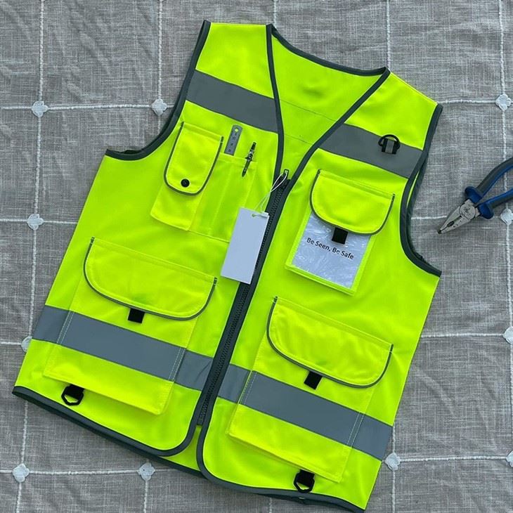 Cheap Fluorescent Green Safety Vest