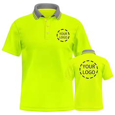 Polo riflettente con logo