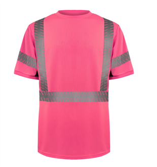 Camicia riflettente rosa