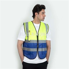 Gilet da costruzione riflettente di sicurezza